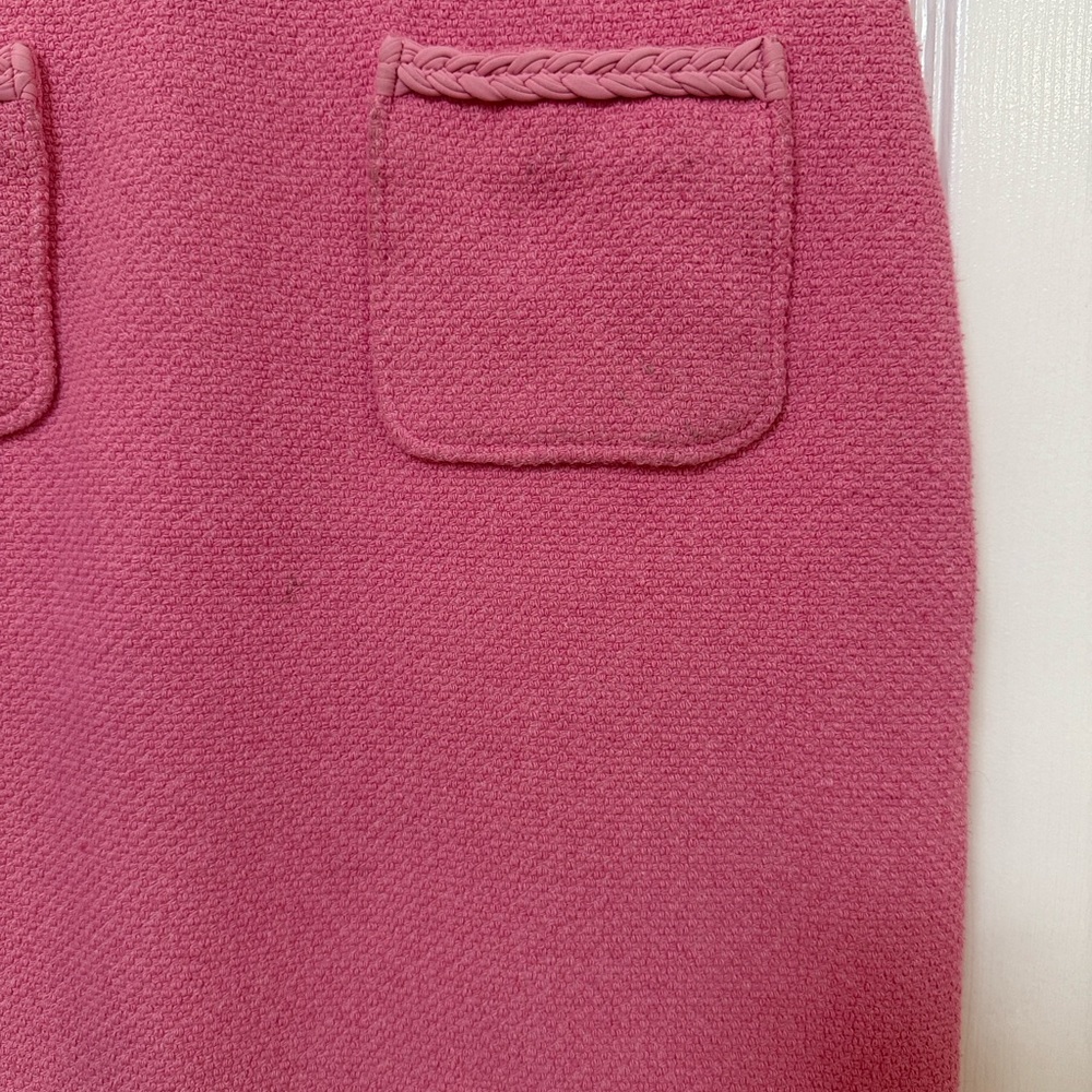 MAJE Barbie Pink Rapela Mini Dress w/ Braided Trim - Sz. 40 (US Sz. 8) - Picture 3 of 10